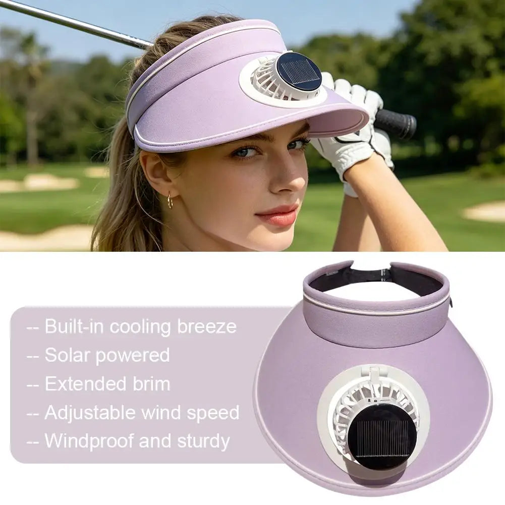 Oversized Big Brimmed Candy Fan Hat Versatile Sunshade Empty Top Hat Cool Travel Dual-Use for Men and Women